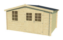 Friggebod Benny 10,27 m² 380 x 280 cm